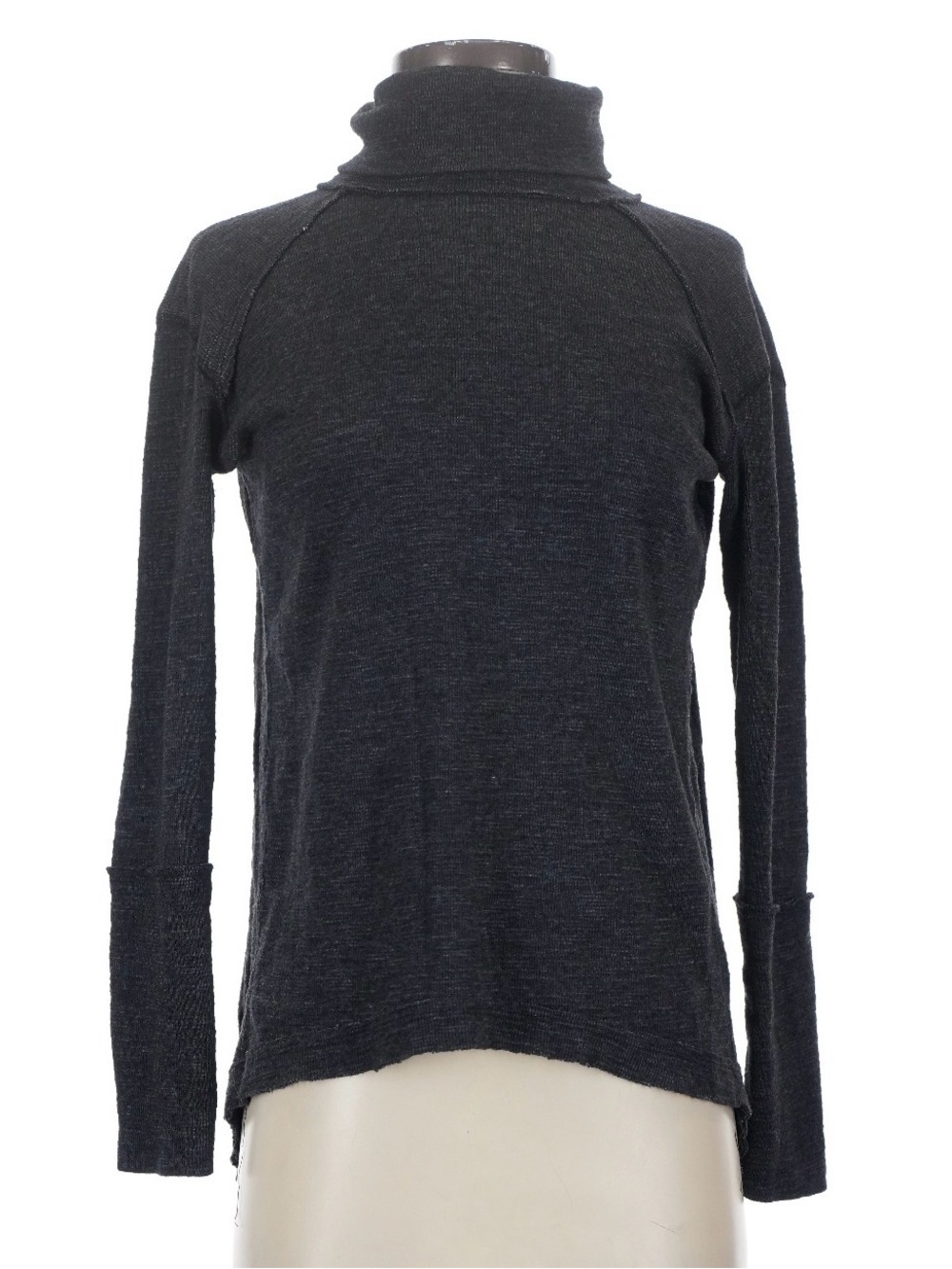 We The Free Black Turtleneck Knit Pullover